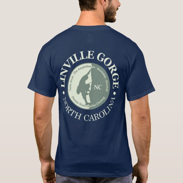 T-shirt Gorge de Linville (CLB) (Dos)