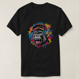 T-shirt Gorilla avec casque Splash