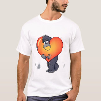 T-shirt Gorilla Carrying a Giant Heart