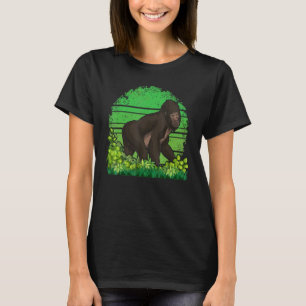 T-shirt Gorilla de la faune singe Ape Retro Gorilla