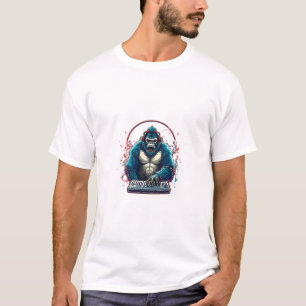 T-shirt Gorilla, dessin animé, gorille d'anime