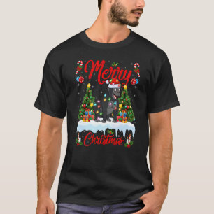 T-shirt Gorilla Lights Noël Arbre Père Noël Gorilla Noël