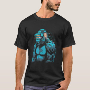 T-shirt Gorilla VR Garçons jouant à des jeux vidéo