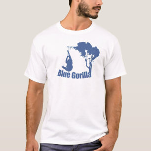 T-shirt gorille bleu