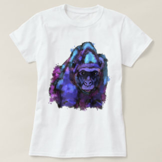 T-shirt gorille colorée