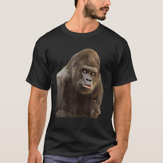 T-shirt Gorille en voie de disparition (Devant)