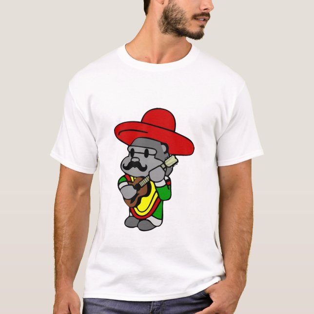 T-shirt Gorille - mariachi (Devant)
