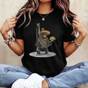 T-shirt Gorille portant un taco