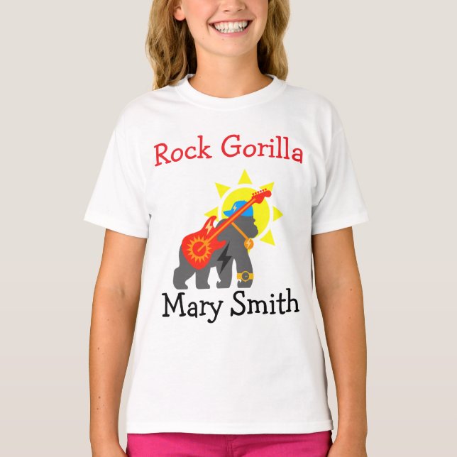 T-shirt Gorille rocheuse (Devant)