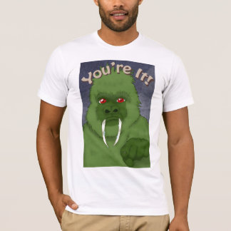 T-shirt Gorille vert de T-shirth des hommes