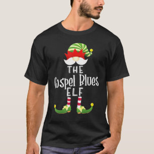 T-shirt Gospel Blues Elf Group Noël Pajama Party