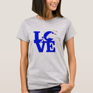 T-shirt GOT LOVER   ROYAL BLUE Chèvre L O V E - Chèvre bla