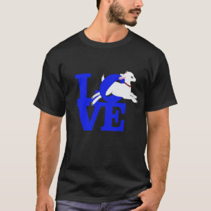 T-shirt GOT LOVER   ROYAL BLUE Chèvre L O V E DARK