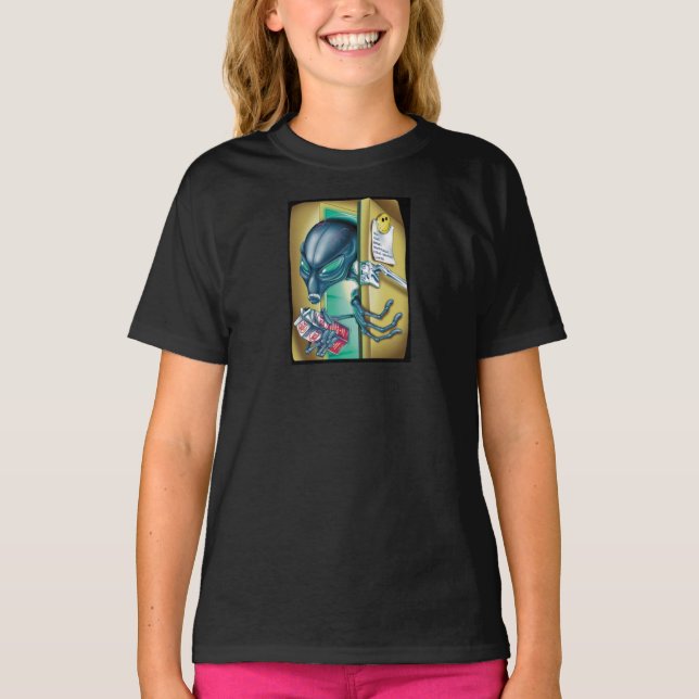 T-shirt GOT PROTOPLASM ALIEN - FRIDGE par Jeff Willis Art (Devant)