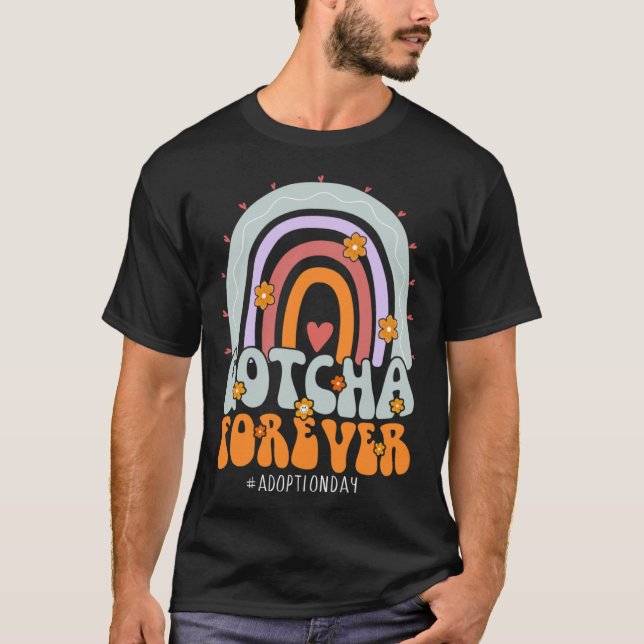 T-shirt Gotcha Forever Adoption Day Famille Super Enfants  (Devant)