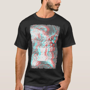T-shirt Goth esthétique Vaporwave Glitch Satanisme Dark A