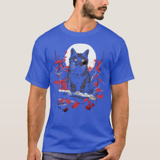 T-shirt Goth Kawaii Cadeaux de chats Hommes Filles Filles 