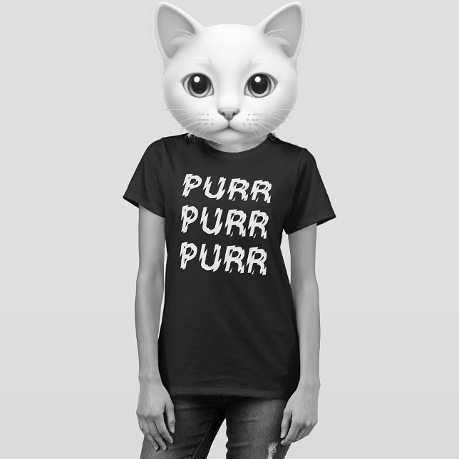 T-SHIRT GOTH PUNK PURR PURR PURR PURR KITTY CHAT SHIRT (Créateur téléchargé)