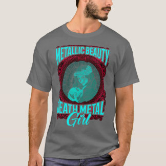 T-shirt Goth Rock Satan Girl Festivals Femme Death Metal 2