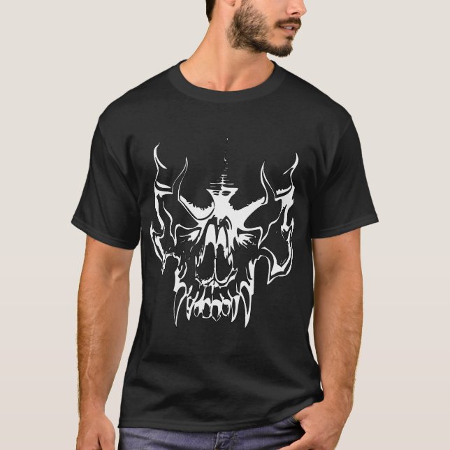 T-shirt Goth Skull (Devant)