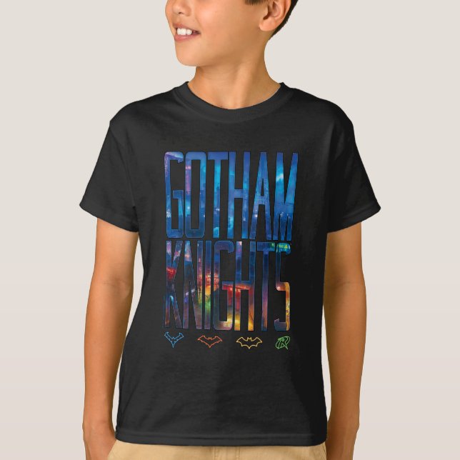 T-shirt Gotham Knights City Letters (Devant)