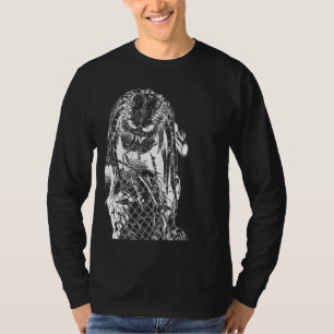 T-shirt Gothcore Alien esthétique Predator Non Centré Arg