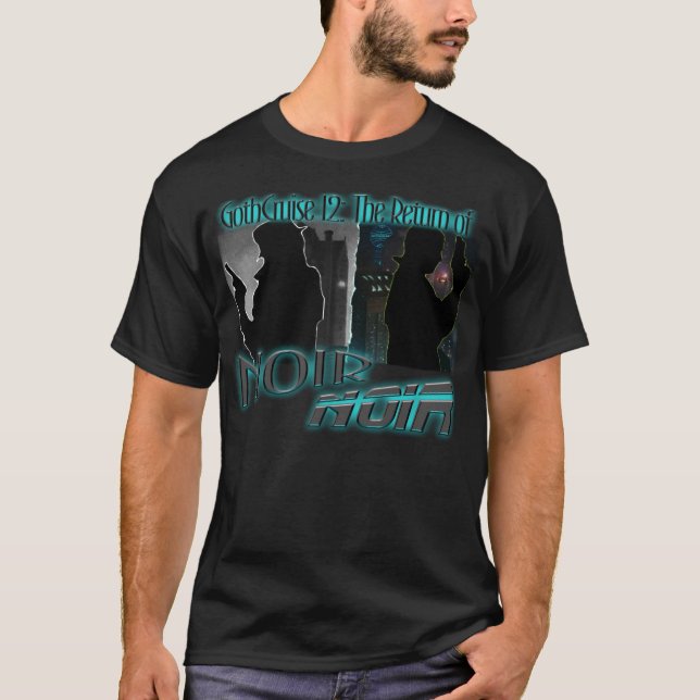 T-shirt GothCruise 12 : Le retour de 2 Noir Noir a (Devant)