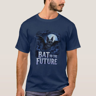 T-shirt Gothic Bat Artwork - Retro Dark Humor Aesthetic