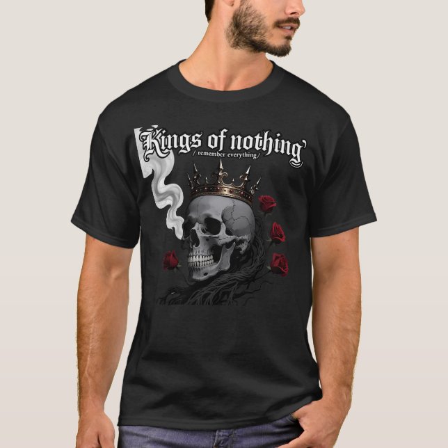 T-shirt Gothic King Skull (Devant)