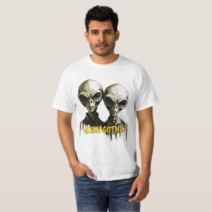 T-shirt gothique Alien - Art rétro redéfini
