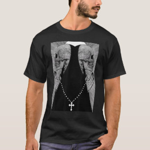 T-shirt Gothique Occulte Sombre Satanique Unholy Witchcraf
