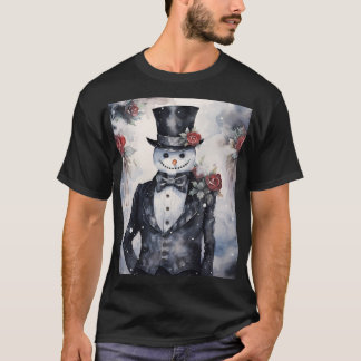 T-shirt Gothique Snowman