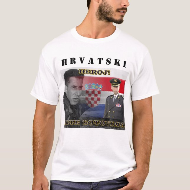 T-shirt gotovina, H R V A T S K I (Devant)
