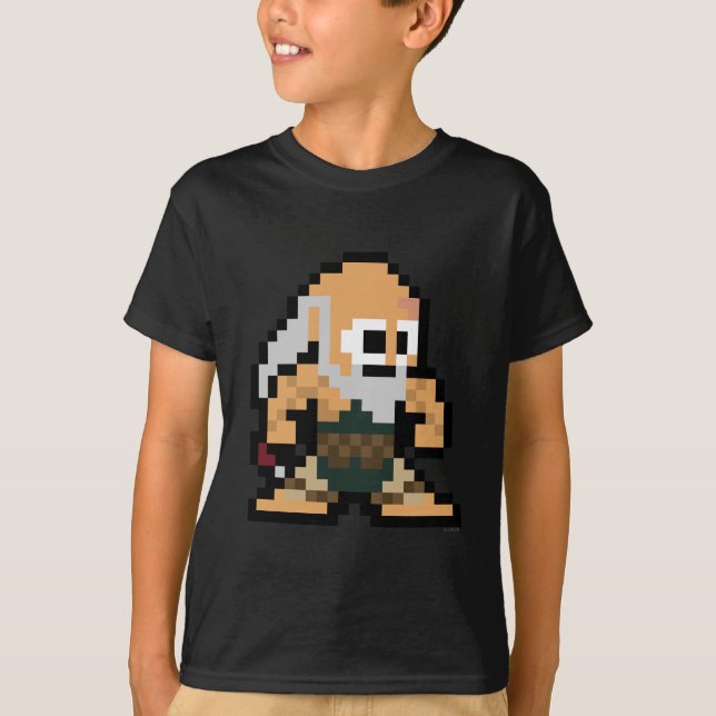 T-shirt Gouken à 8 bits (Devant)