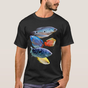 T-shirt Gouramis Dwarf Gourami Aquarium Poisson Art