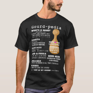 T-shirt Gourdpedia Whats a Gourd lettres blanches Surdimen