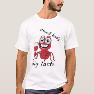 T-shirt Goût de fourmi cramoisie