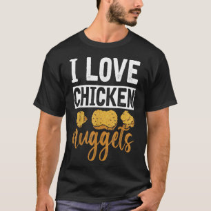 T-shirt Goût Fast Food Goy Goy Girl Cadeau   Drôle poulet