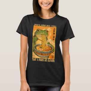 T-shirt Goûtez Voyez Le Seigneur est Bon Grenouille Ramen
