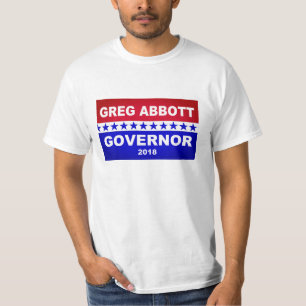 T-shirt Gouverneur 2018 de Greg Abbott le Texas