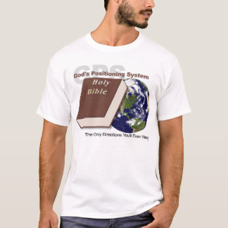 T-shirt GPS - système de positionnement de Dieu