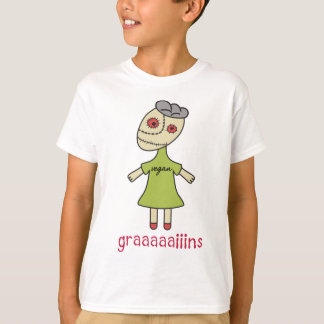 T-shirt Graaaaiins Vegan Zombie