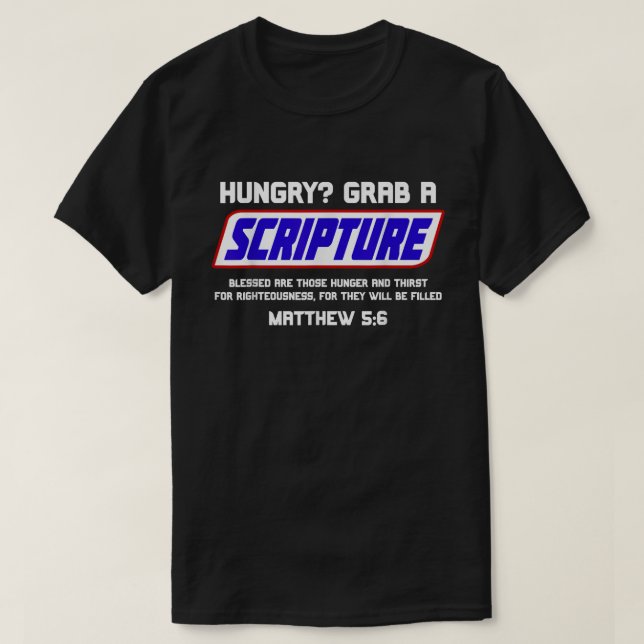 T-shirt Grab a Scripture Parody Bible Verse Shirt (Design devant)