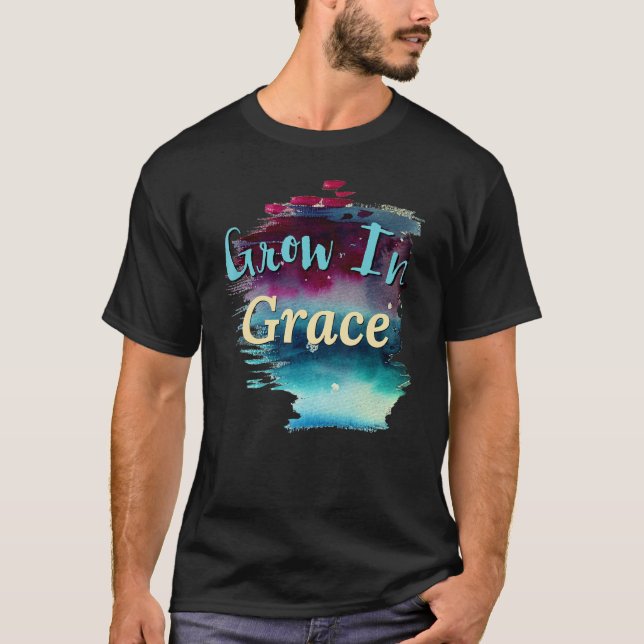 T-shirt Grace Écriture Christian Dit Art (Devant)