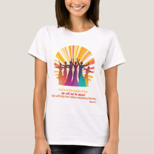 T-shirt Grace et résilience Chrétienne Thème de la Femme