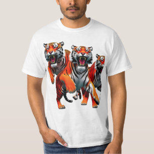 T-shirt Grace savante : Tigres en mouvement