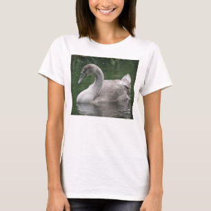 T-shirt Graceful Swan on the Water Ladies T Shirt