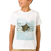 Graceful Underwater Peint à la main Ornate Eagle R