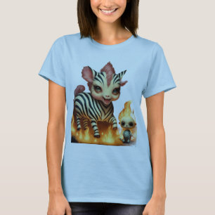 T-shirt "Graceful Zebras : Family Sprint Through the Savan