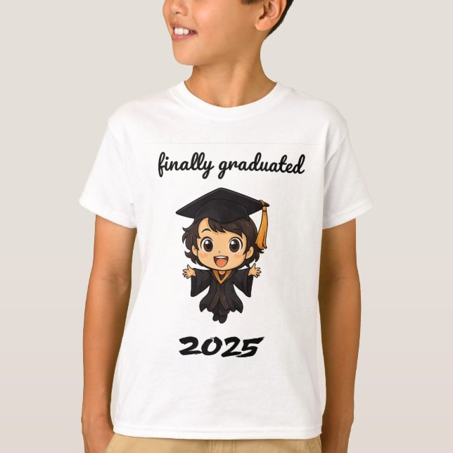 T-shirt Gradu 2025 - Gradu Enfin (Devant)